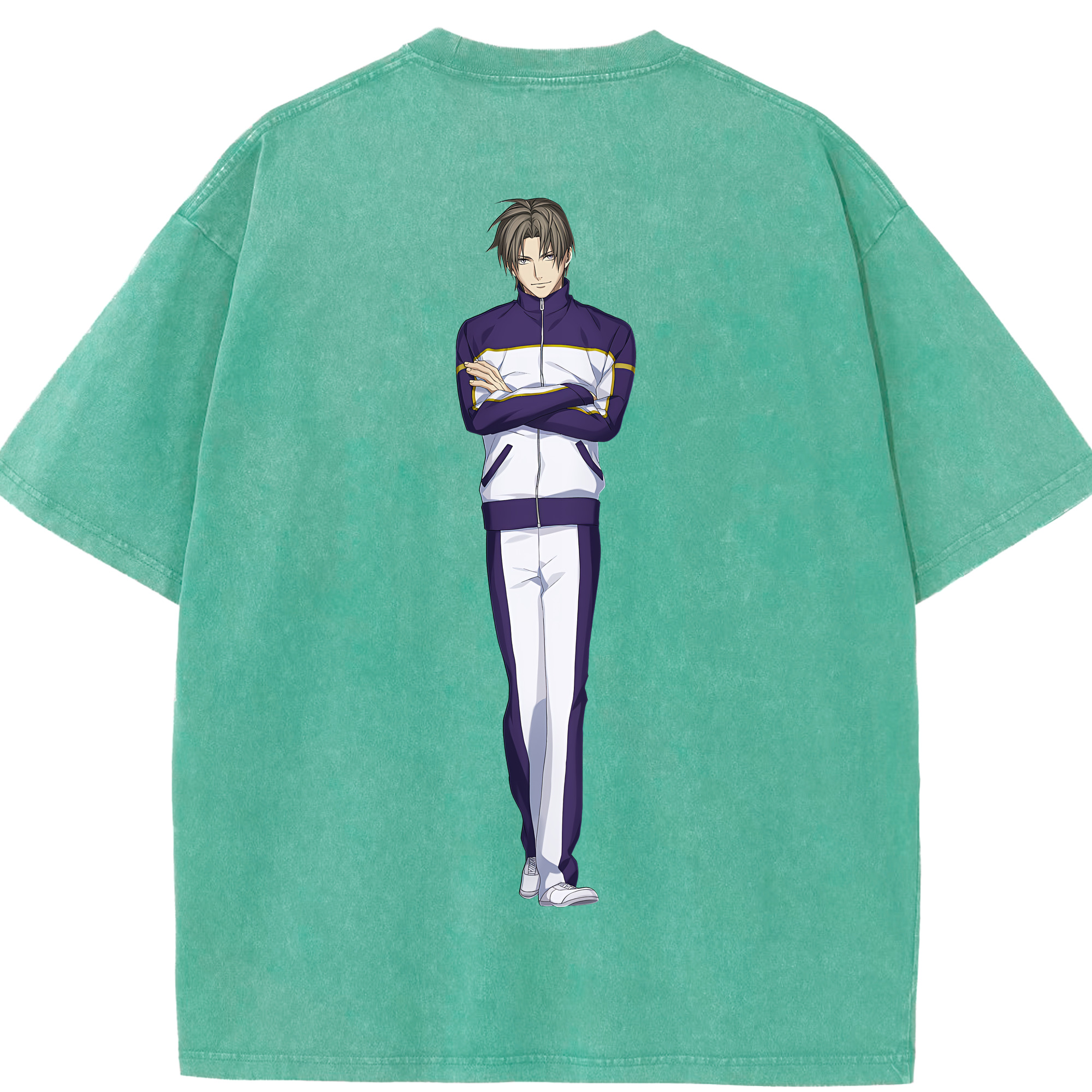 （画像用） 刀剣乱舞 Touken Ranbu 綿100% ヴィンテージ風 半袖Tシャツ（背面プリント）